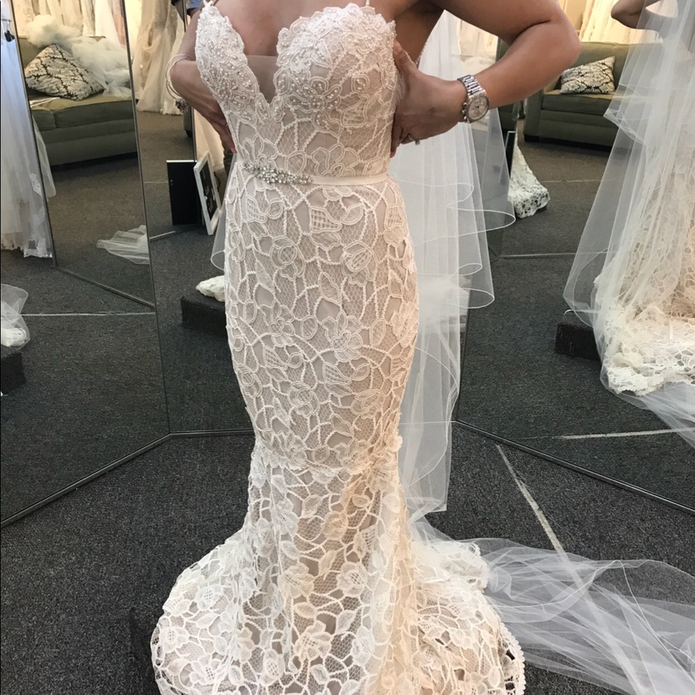 Couture Peter Trends Custom Gown: NEW and UNWORN